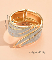 Exaggerated Modern Style Geometric Angel Wings Alloy Women's Bangle main image 2
