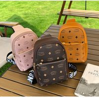 Women's Vintage Style Classic Style Letter Pu Leather Waist Bags main image 2