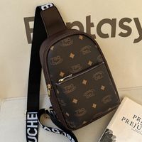Women's Vintage Style Classic Style Letter Pu Leather Waist Bags main image 3