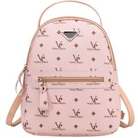 Waterproof 14 Inch Letter Solid Color Holiday Daily Women's Backpack main image 3