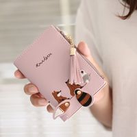 Women's Animal Solid Color Pu Leather Magnetic Buckle Wallets sku image 2