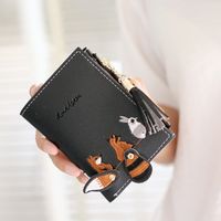 Women's Animal Solid Color Pu Leather Magnetic Buckle Wallets sku image 1