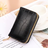 Women's Solid Color Pu Leather Zipper Wallets sku image 1