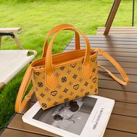 Women's Small PVC Printing Vintage Style Classic Style Zipper Bucket Bag main image 2