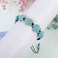 Estilo Simple Estilo Clásico Bloque De Color Soga Turquesa Trenza Unisexo Pulsera main image 4