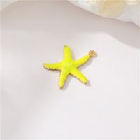 1 Piece Copper Gold Plated Starfish Pendant sku image 7