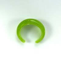 Simple Style Classic Style Solid Color Arylic Polishing Women's Bangle main image 5
