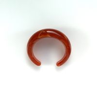 Simple Style Classic Style Solid Color Arylic Polishing Women's Bangle main image 4