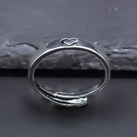 Simple Style Classic Style Heart Shape Alloy Plating Women's Rings main image 1