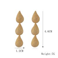 1 Pair Elegant Streetwear Water Droplets Plating Copper Gold Plated Ear Studs sku image 5