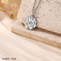304 Stainless Steel Silver Plated Modern Style Simple Style Commute Starfish Heart Shape Shell Pendant Necklace main image 6