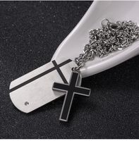 Modern Style Classic Style Cross 304 Stainless Steel Unisex Pendant Necklace main image 3