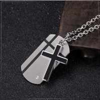 Modern Style Classic Style Cross 304 Stainless Steel Unisex Pendant Necklace main image 4