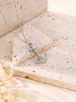 304 Stainless Steel Silver Plated Modern Style Simple Style Commute Starfish Heart Shape Shell Pendant Necklace sku image 10