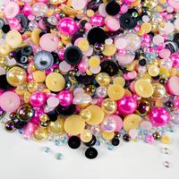 Resin Rhinestone Solid Color Beads main image 5