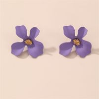 1 Pair IG Style Elegant Sweet Flower Plastic Ear Studs sku image 5