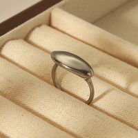 Basic Simple Style Commute Solid Color 304 Stainless Steel 18K Gold Plated Rings In Bulk main image 4
