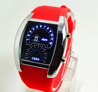 Simple Style Solid Color Buckle Electronic Men's Watches sku image 10