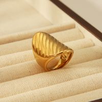 Simple Style Classic Style Commute Geometric Flower 304 Stainless Steel 18K Gold Plated Rings In Bulk sku image 11
