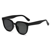 Streetwear Solid Color Pc Oval Frame Full Frame Women's Sunglasses main image 4