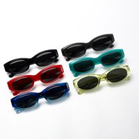 Streetwear Solid Color Pc Oval Frame Full Frame Women's Sunglasses main image 6