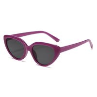 Streetwear Solid Color Pc Oval Frame Full Frame Women's Sunglasses sku image 5