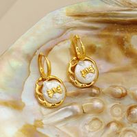 1 Pair Modern Style Simple Style Bow Knot Plating Copper Freshwater Pearl 18K Gold Plated Drop Earrings main image 4