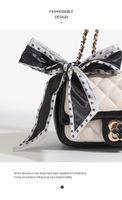 Women's Small Pu Leather Solid Color Elegant Vintage Style Square Flip Cover Crossbody Bag main image 5
