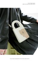 Women's Medium Pu Leather Color Block Flower Streetwear Magnetic Buckle Crossbody Bag main image 2