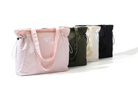 Women's Medium Nylon Solid Color Basic Classic Style Zipper Tote Bag main image 2