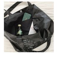 Women's Large Soft Surface Letter Solid Color Classic Style Square Lock Clasp Shoulder Bag main image 2