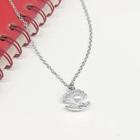Wholesale Jewelry Simple Style Classic Style Shell Zinc Alloy Gold Plated Silver Plated Plating Pendant Necklace main image 6