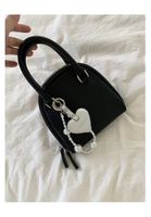 Women's Small Pu Leather Heart Shape Solid Color Streetwear Square Zipper Handbag main image 2