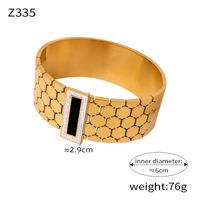 304 Stainless Steel 18K Gold Plated Elegant Vintage Style French Style Plating Inlay Hexagon Quadrilateral Acrylic Rhinestones Shell Jewelry Set sku image 20