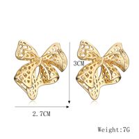 1 Paar Elegant Strassenmode Herzform Überzug Kupfer Vergoldet Ohrstecker sku image 2