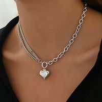Wholesale Jewelry Handmade Sweet Heart Shape Alloy Pendant Necklace main image 3