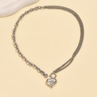 Wholesale Jewelry Handmade Sweet Heart Shape Alloy Pendant Necklace main image 5