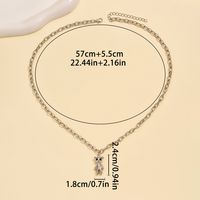 Wholesale Jewelry Handmade Animal Alloy Rhinestones Gold Plated Inlay Pendant Necklace main image 2