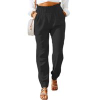 Women's Daily Classic Style Solid Color Full Length Pleated Casual Pants Straight Pants main image 2