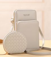 Women's Small Pu Leather Solid Color Basic Classic Style Zipper Phone Wallets main image 2