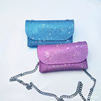 Women's Small Pu Leather Solid Color Elegant Sexy Square Magnetic Buckle Evening Bag main image 8