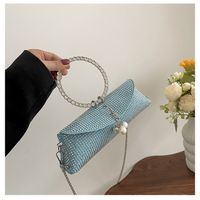 Women's Small Pu Leather Solid Color Elegant Vintage Style Magnetic Buckle Evening Bag main image 6