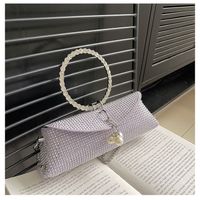 Women's Small Pu Leather Solid Color Elegant Vintage Style Magnetic Buckle Evening Bag main image 5