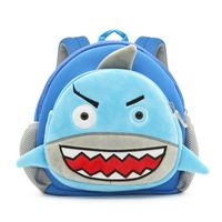 Unisex Small Plush Diving Fabric Animal Cartoon Cute Square Zipper Fashion Backpack main image 2