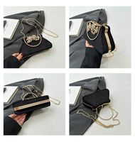 Women's Small Pu Leather Solid Color Elegant Vintage Style Lock Clasp Evening Bag main image 6
