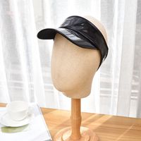 Unisex Casual Streetwear Solid Color Wide Eaves Bucket Hat sku image 1