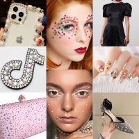 Diameter 10mm Diameter 3mm Artificial Pearl Resin Rhinestone Geometric DIY Ornament Accessories main image 8