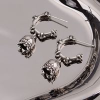 1 Pair Elegant Lady Modern Style Flower Copper Drop Earrings main image 4