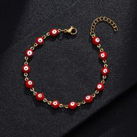 Fashion Eye 201 Stainless Steel Titanium Steel Enamel Women'S Bracelets main image 11