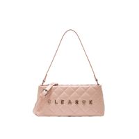 Women's Medium Pu Leather Letter Solid Color Lingge Vintage Style Classic Style Sewing Thread Zipper Underarm Bag sku image 4